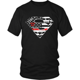 Firefighter Thin Red Line American Hero Maltese Cross