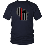 Wisconsin Firefighter Thin Red Line - Shoppzee