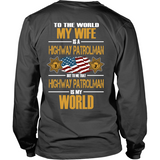 Wife Highway Patrolman (backside design) - Shoppzee