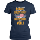 Deputy Sheriff Daughter (front design) - Shoppzee