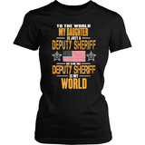 Deputy Sheriff Daughter (front design) - Shoppzee