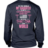 My Daughter The CNA (backside design)