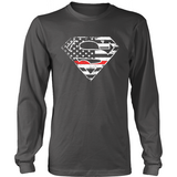 Firefighter Thin Red Line American Superhero