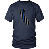 California Thin Blue Line Tee - Shoppzee