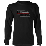 Nebraska Firefighter Thin Red Line