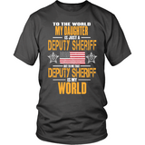 Deputy Sheriff Daughter (front design) - Shoppzee