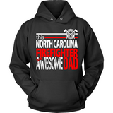 Awesome North Carolina Firefighter Dad - Shoppzee