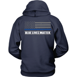 Blue Lives Matter (back) - Shoppzee