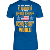 Grandaughter Deputy Sheriff (backside design)