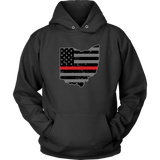 Ohio Firefighter Thin Red Line