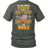 My Sister-In-Law Deputy Sheriff (backside design)