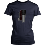Mississippi Firefighter Thin Red Line