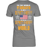 Grandaughter Deputy Sheriff (backside design)