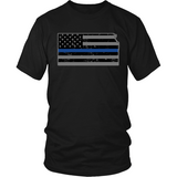 Kansas Thin Blue Line Tee