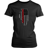 Illinois Firefighter Thin Red Line