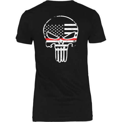 Firefighter Thin Red Line Superhero (backside design)