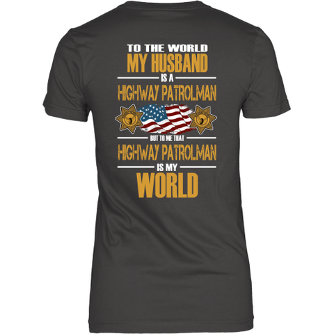 Husband Highway Patrolman (backside design)