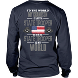 Grandson State Trooper (backside design only)