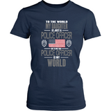 Daughter Police Officer (frontside design) - Shoppzee