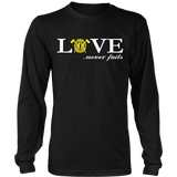 Firefighter Love Never Fails T Shirt