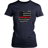 Ohio Firefighter Thin Red Line