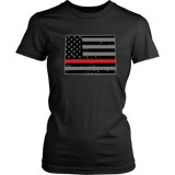 Wyoming Firefighter Thin Red Line - Shoppzee