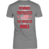 My Firefighter Daughter (backside)