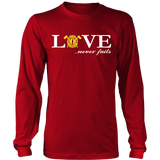 Firefighter Love Never Fails T Shirt