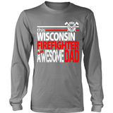 Awesome Wisconsin Firefighter Dad - Shoppzee