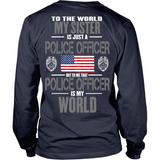 Sister Police Officer (backside design only)