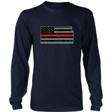 Kansas Firefighter Thin Red Line