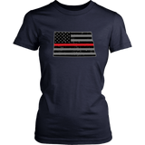 North Dakota Firefighter Thin Red Line