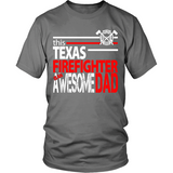 Awesome Texas Firefighter Dad - Shoppzee