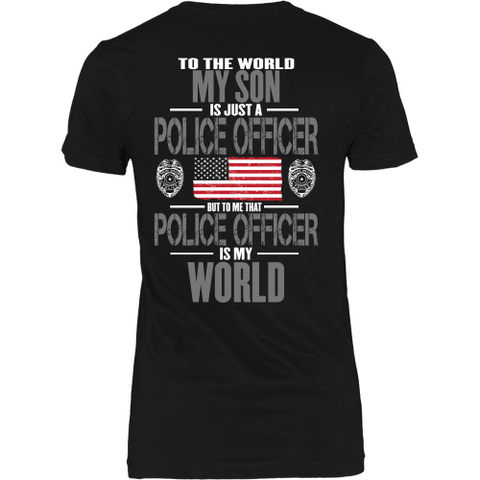 My Son The Police Officer (backside design only)