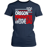 Awesome Oregon Firefighter Dad - Shoppzee