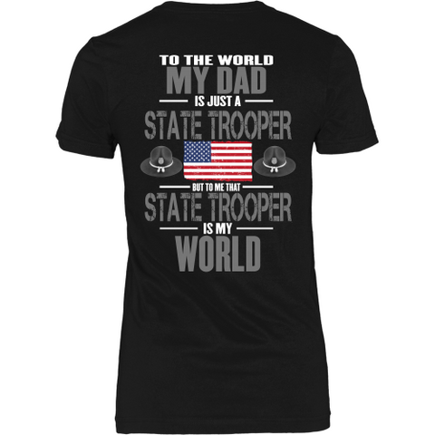 State Trooper Dad (backside design only)