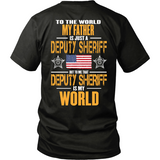 Father Sheriff Deputy (backside design only) - Shoppzee