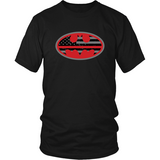 Firefighter Thin Red Line American Superhero