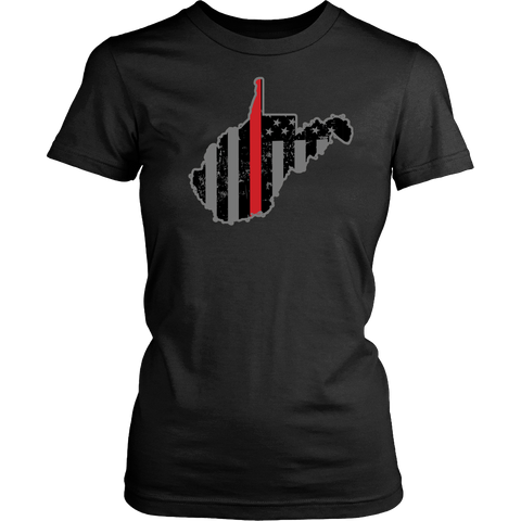 West Virginia Firefighter Thin Red Line - Shoppzee