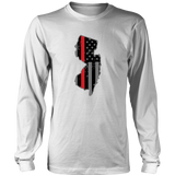 New Jersey Firefighter Thin Red Line
