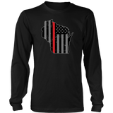 Wisconsin Firefighter Thin Red Line - Shoppzee