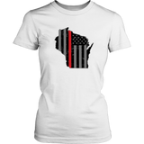 Wisconsin Firefighter Thin Red Line - Shoppzee