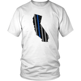 California Thin Blue Line Tee - Shoppzee