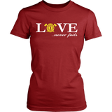 Firefighter Love Never Fails T Shirt