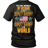 Deputy Sheriff Husband (backside design) - Shoppzee