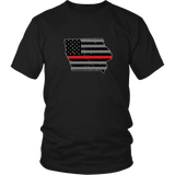 Iowa Firefighter Thin Red Line