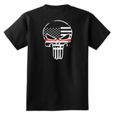 Firefighter Thin Red Line Superhero (backside design)