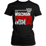 Awesome Wisconsin Firefighter Dad - Shoppzee