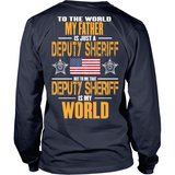 Father Sheriff Deputy (backside design only) - Shoppzee