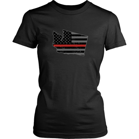 Washington Firefighter Thin Red Line - Shoppzee